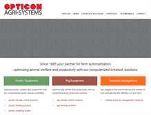 Tablet Screenshot of opticon-agri.com